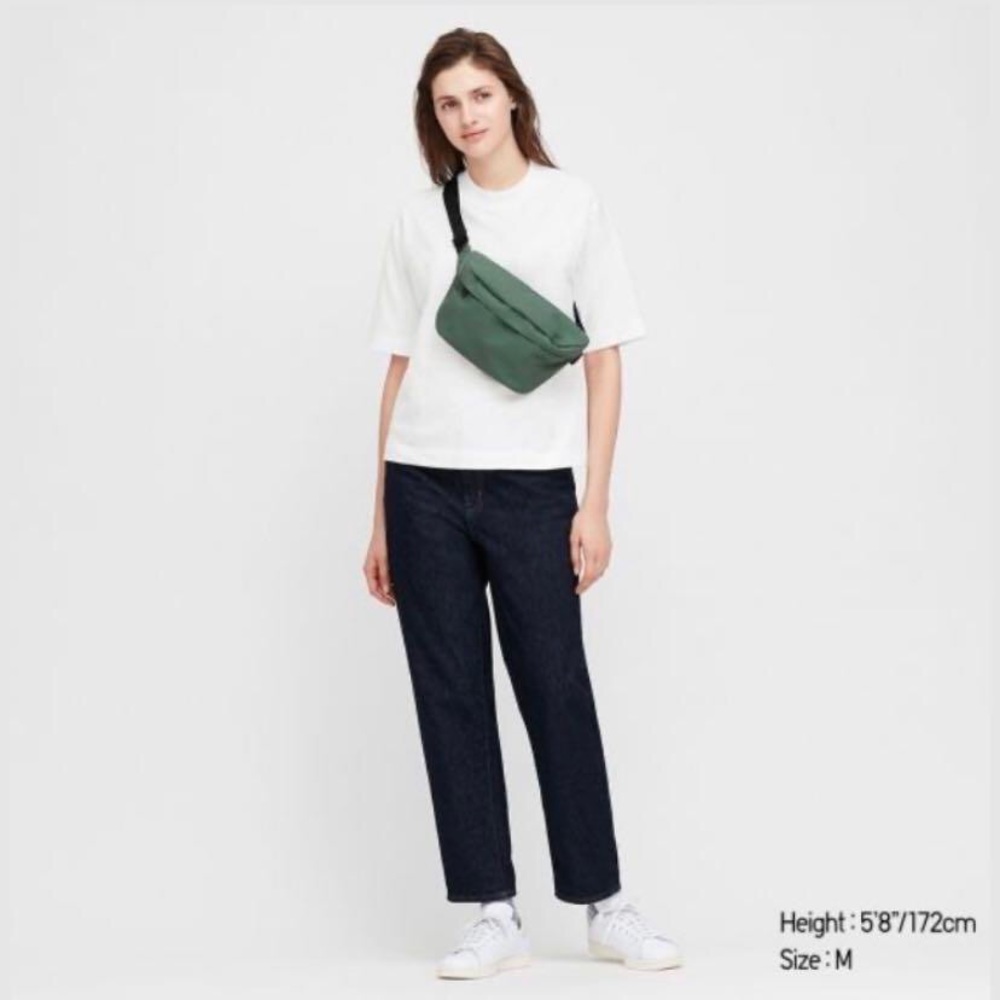Uniqlo Cotton Relaxed Boxy Crew White T-Shirt
